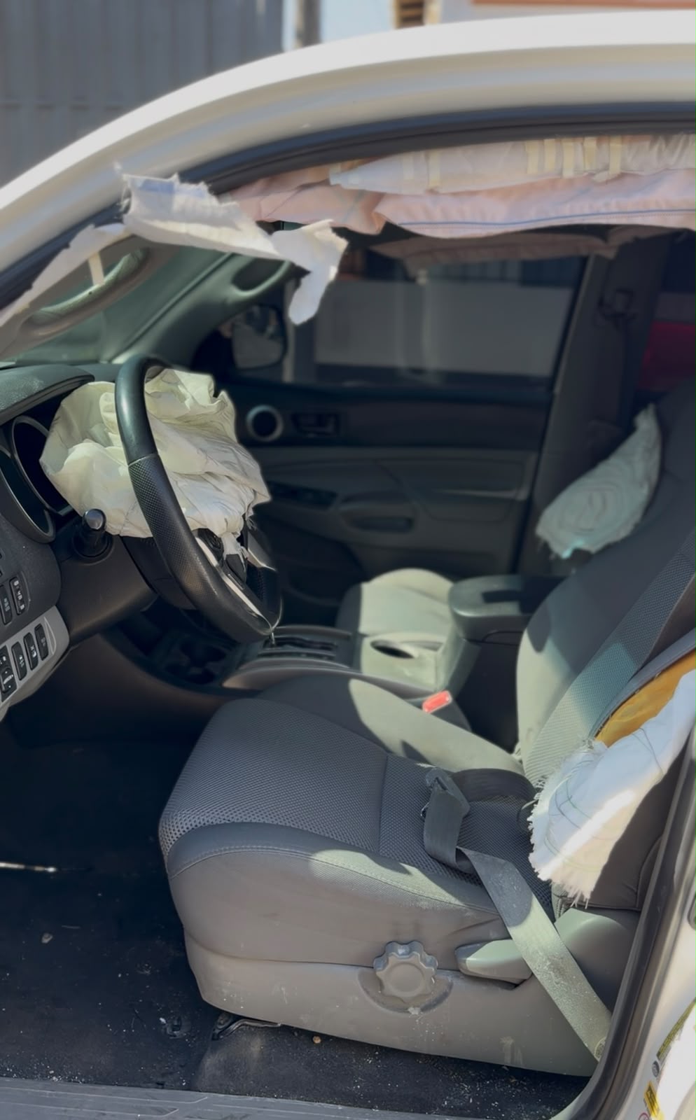 Diagnóstico post-impacto — Toyota Tacoma